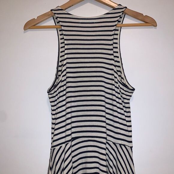 😊 3/$30 Maurices dress black & white stripes sleeveless Sz XS has POCKETS - Picture 6 of 12